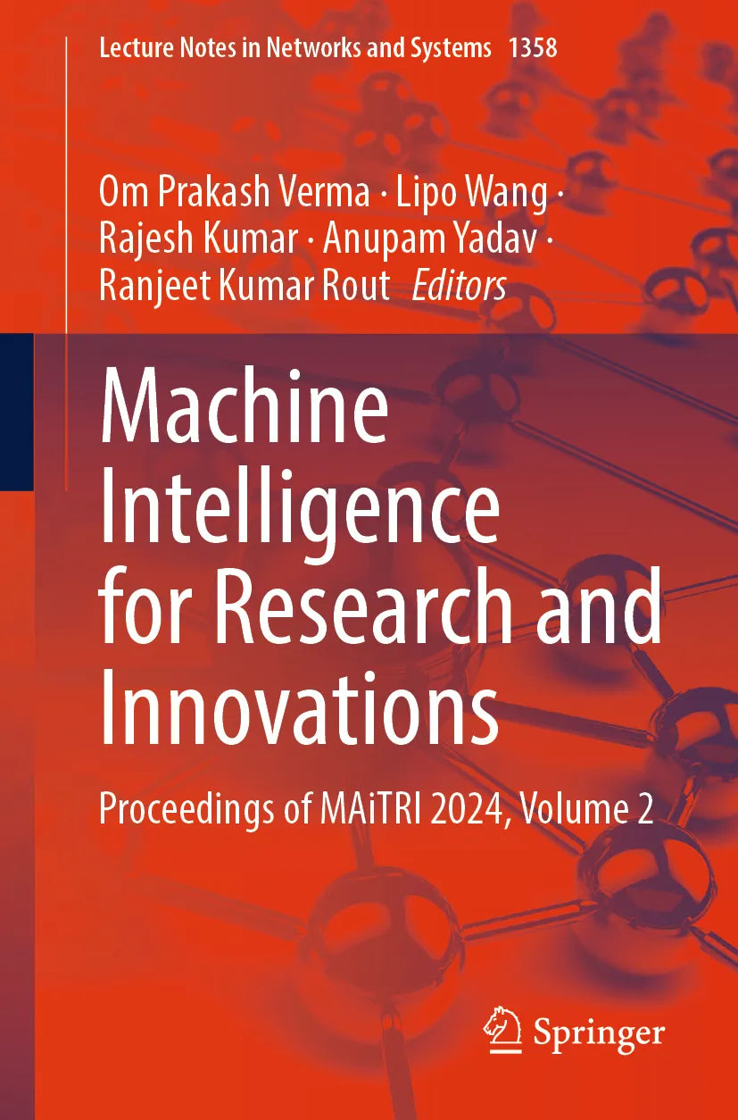 Cover: Machine Intelligence for Research and Innovations (E-Book)