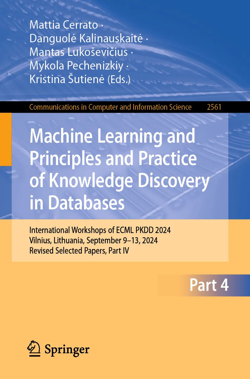Cover: Machine Learning and Principles and Practice of Knowledge Discovery in Databases (E-Book) von Mattia Cerrato