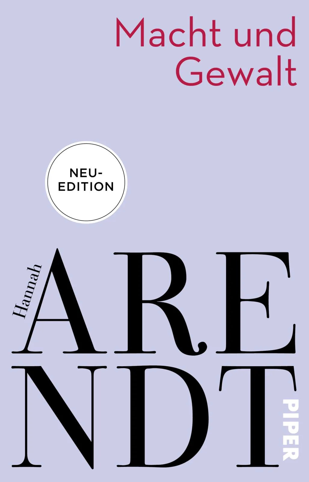 Buchcover von 'Macht und Gewalt' - Taschenbuch von Hannah Arendt