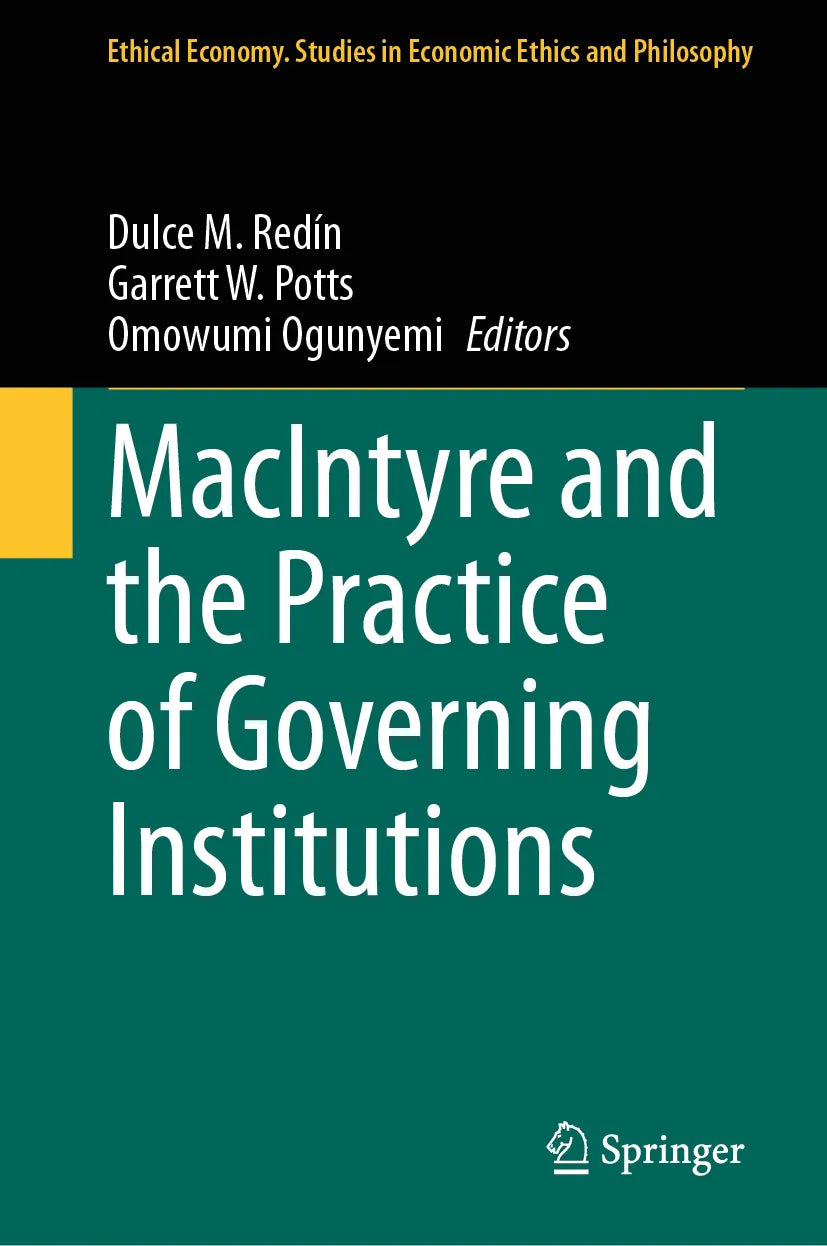 Cover: MacIntyre and the Practice of Governing Institutions (E-Book)