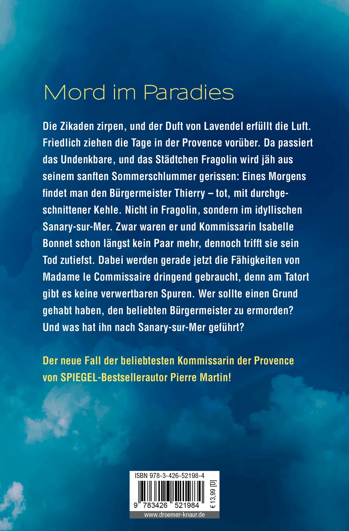 Rückseite: Madame le Commissaire und der tote Liebhaber (Taschenbuch)