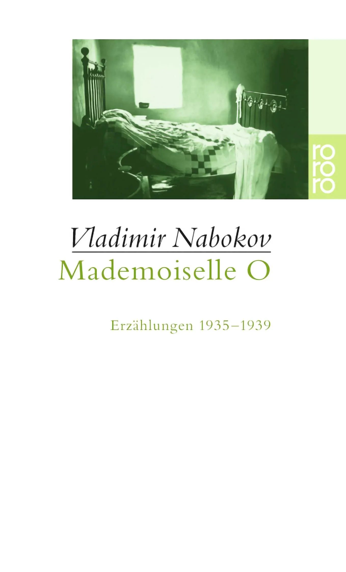 Buchcover von 'Mademoiselle O' - Taschenbuch von Vladimir Nabokov