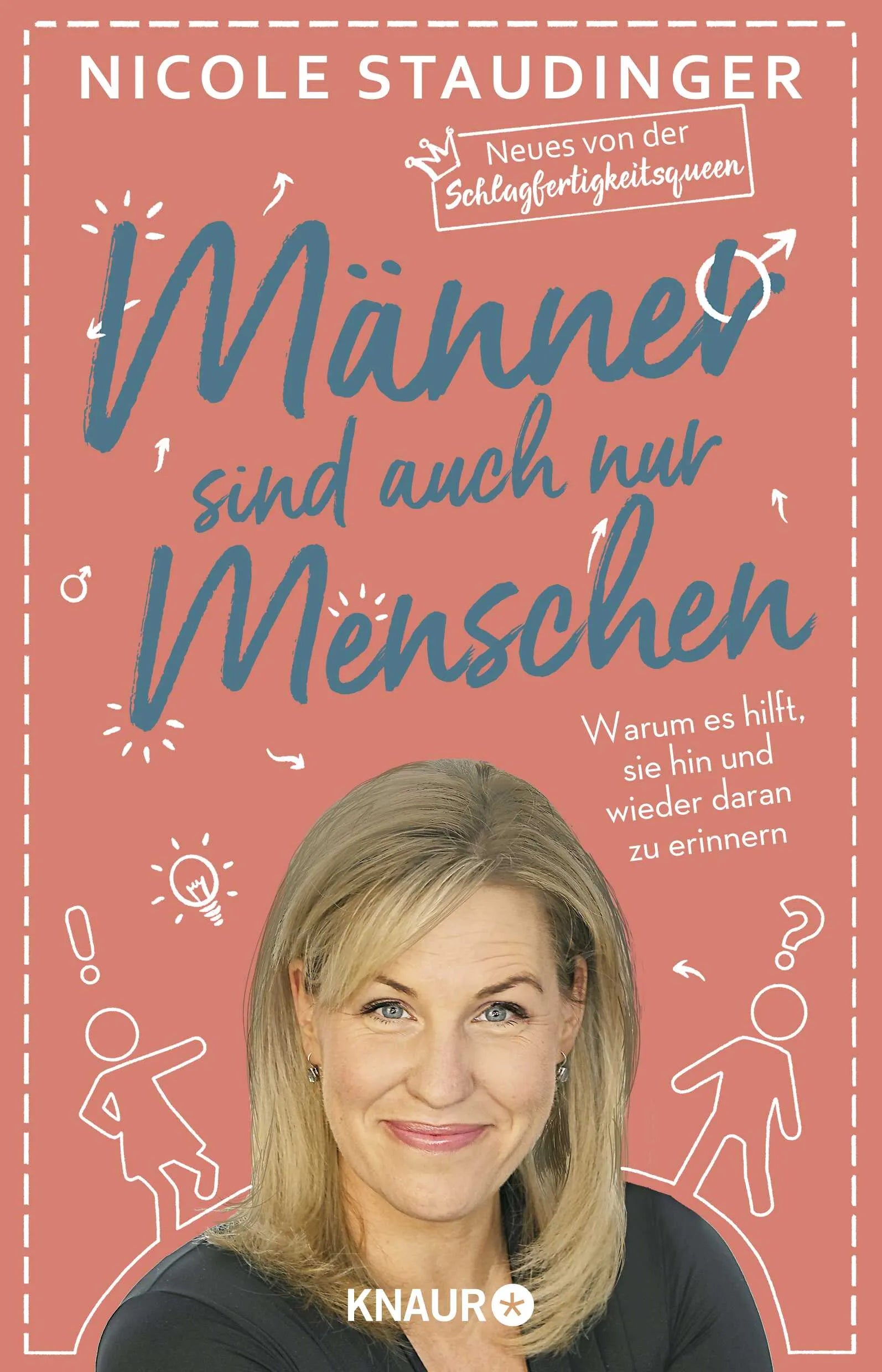 Buchcover von 'Männer sind auch nur Menschen' - Paperback von Nicole Staudinger