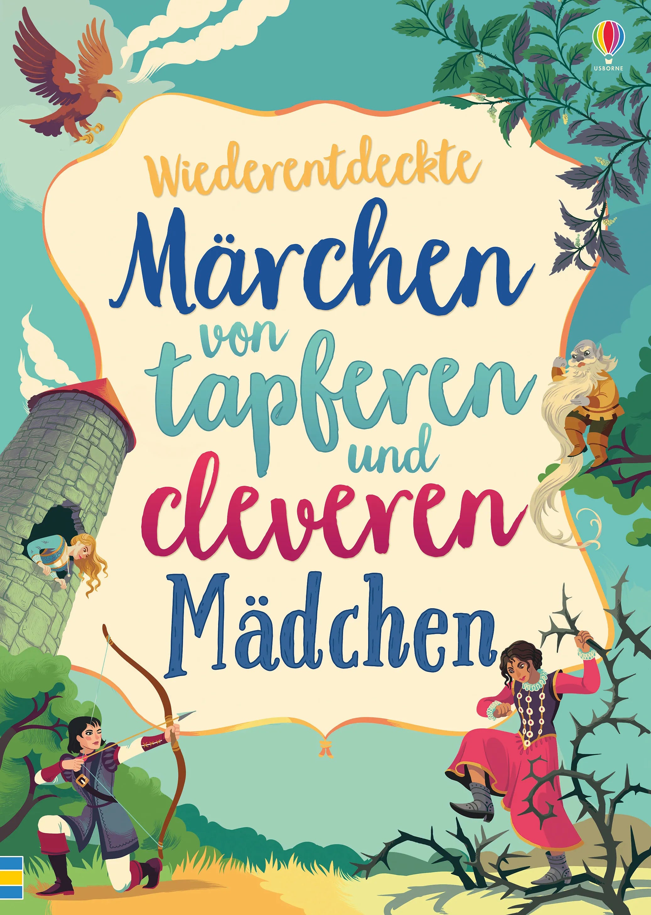 Buchcover von 'Märchen von tapferen und cleveren Mädchen' - Gebundene Ausgabe von Rosie Dickins