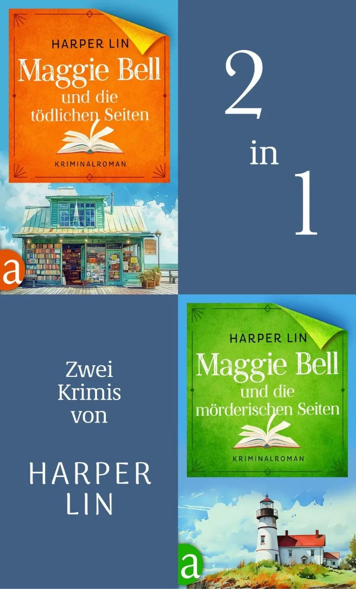 Cover: Maggie Bell und die tödlichen Seiten & Maggie Bell und die mörderischen Seiten (E-Book) von Harper Lin