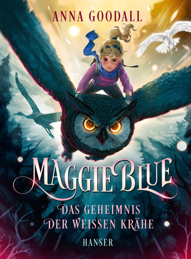 Buchcover von 'Maggie Blue - Das Geheimnis der weißen Krähe' - Gebundene Ausgabe von Anna Goodall