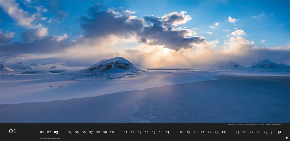 Magic Moments Panoramakalender 2027 – Ansicht