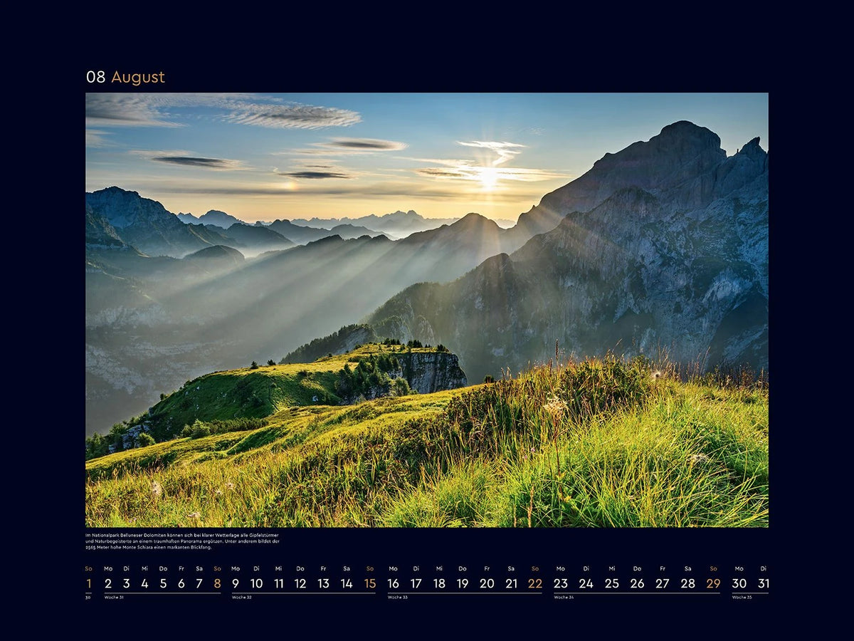 Magie der Berge - KUNTH Wandkalender 2027 – Ansicht