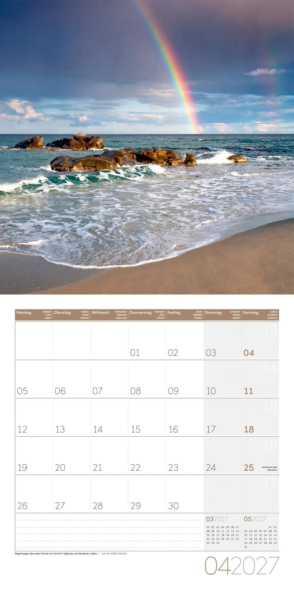 Magie des Lichts Kalender 2027 - 30x30 - Art12 – Ansicht
