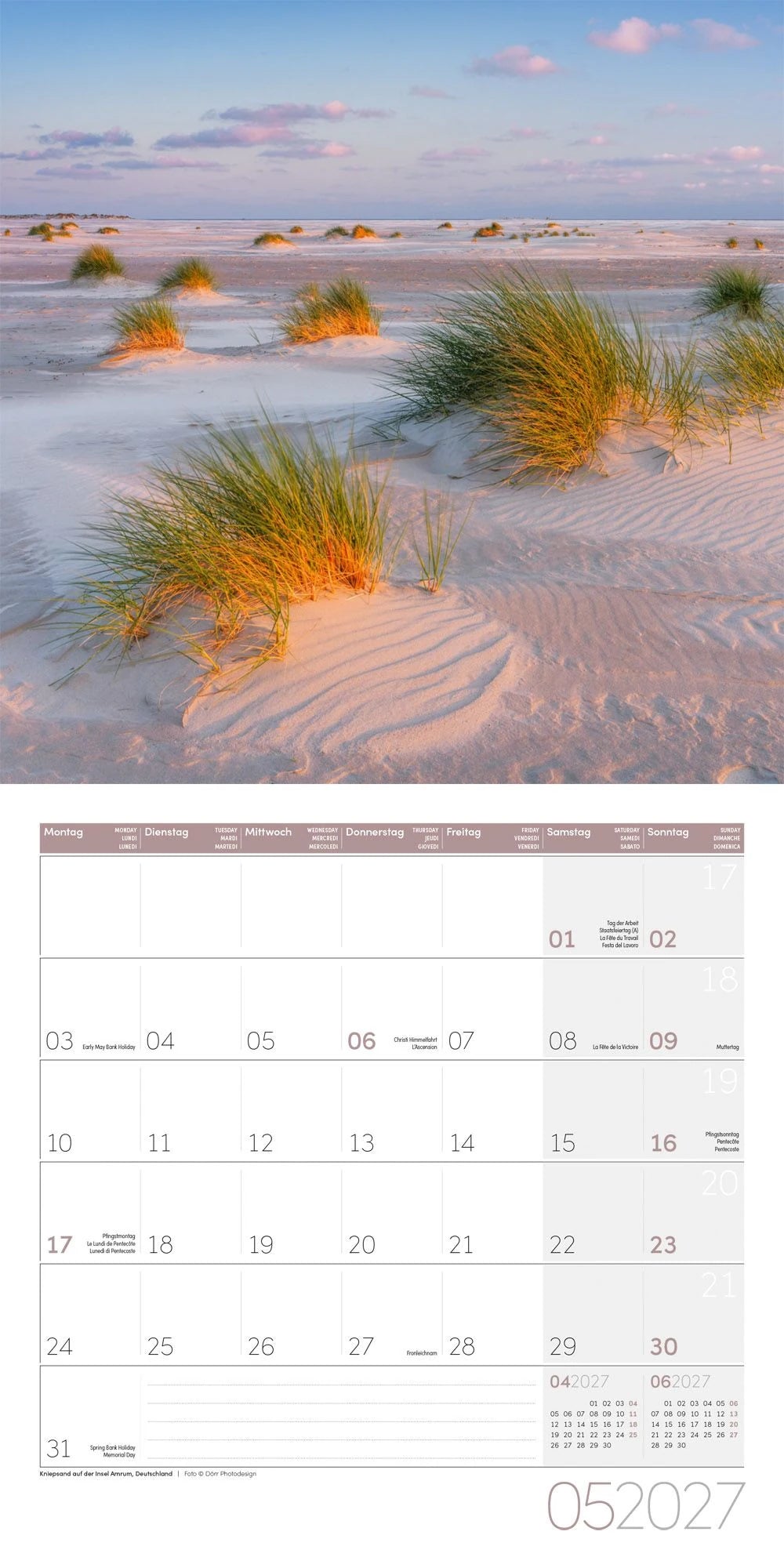 Magie des Lichts Kalender 2027 - 30x30 - Art12 – Ansicht