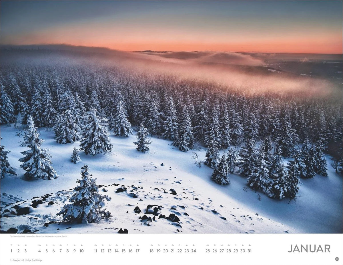 Magie des Lichts Posterkalender 2027 – Ansicht