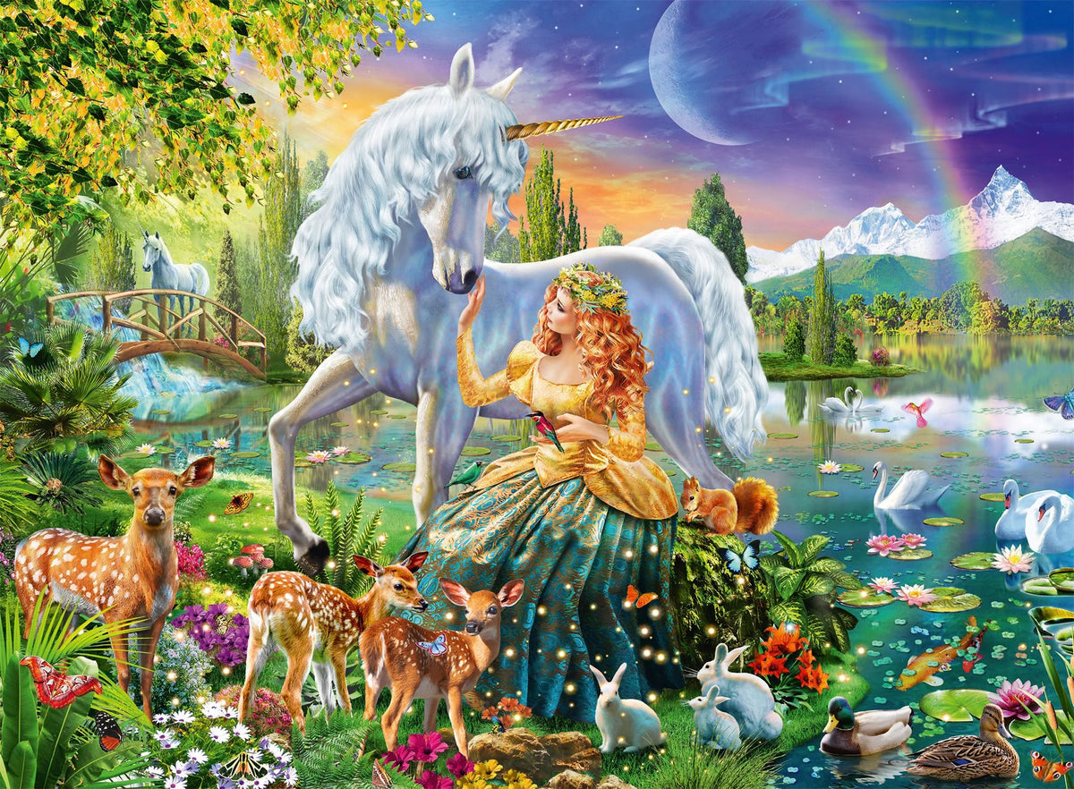 Kinderpuzzle 200 XXL Teile - Magische Begegnung – Ansicht