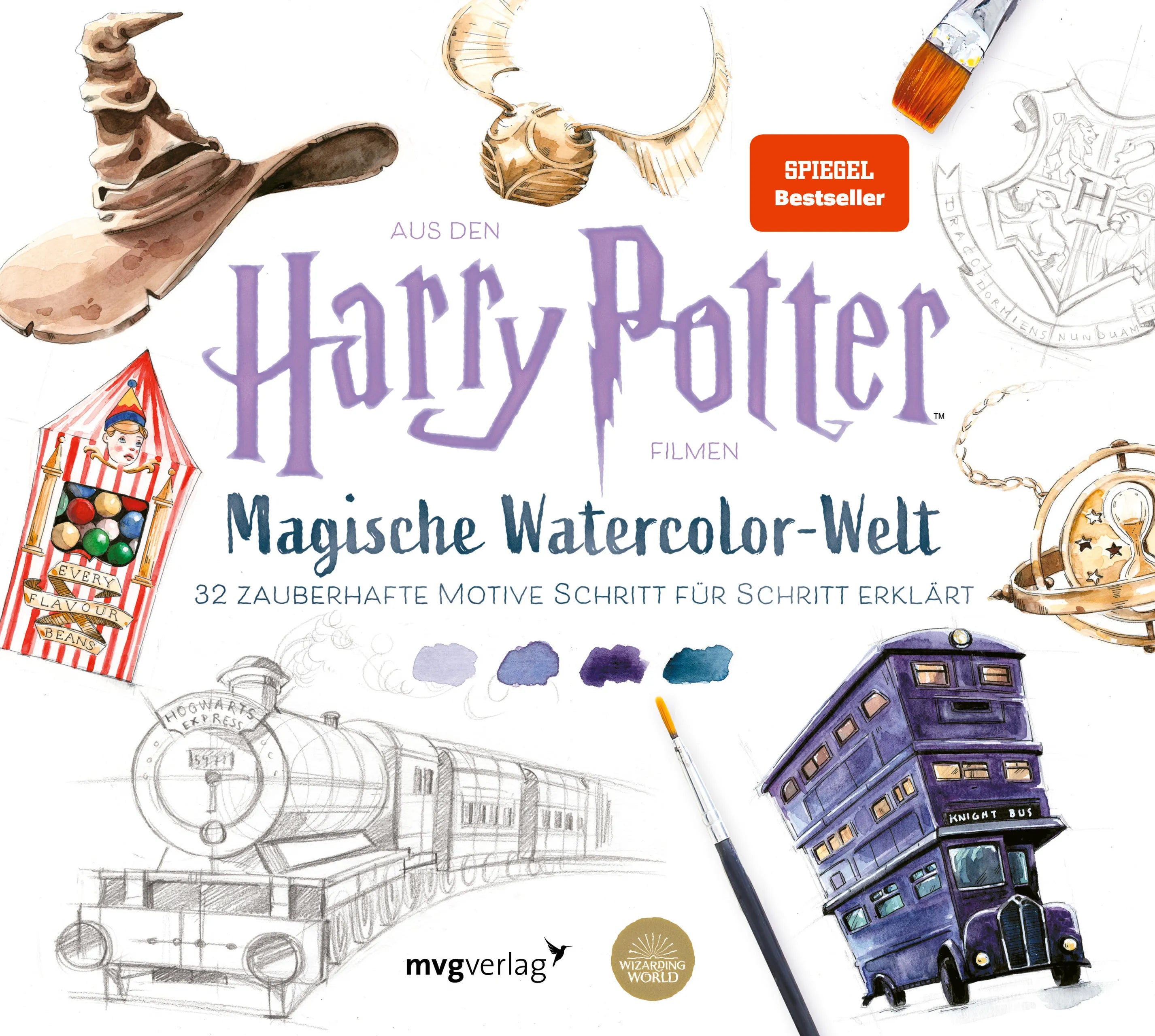 Buchcover von 'Magische Watercolor-Welt' - Taschenbuch von Tugce Audoire
