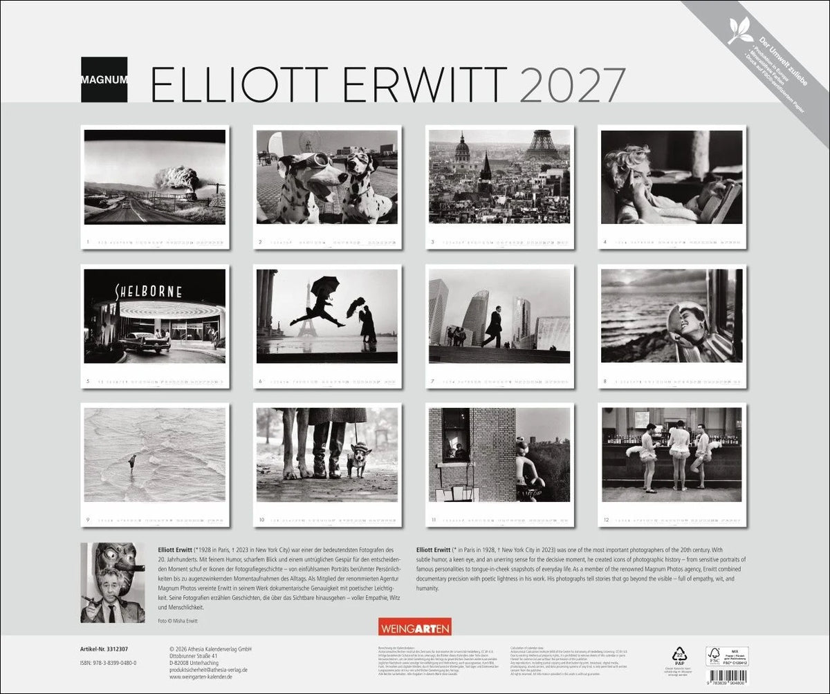 Magnum Photos - Elliott Erwitt Kalender 2027 – Ansicht