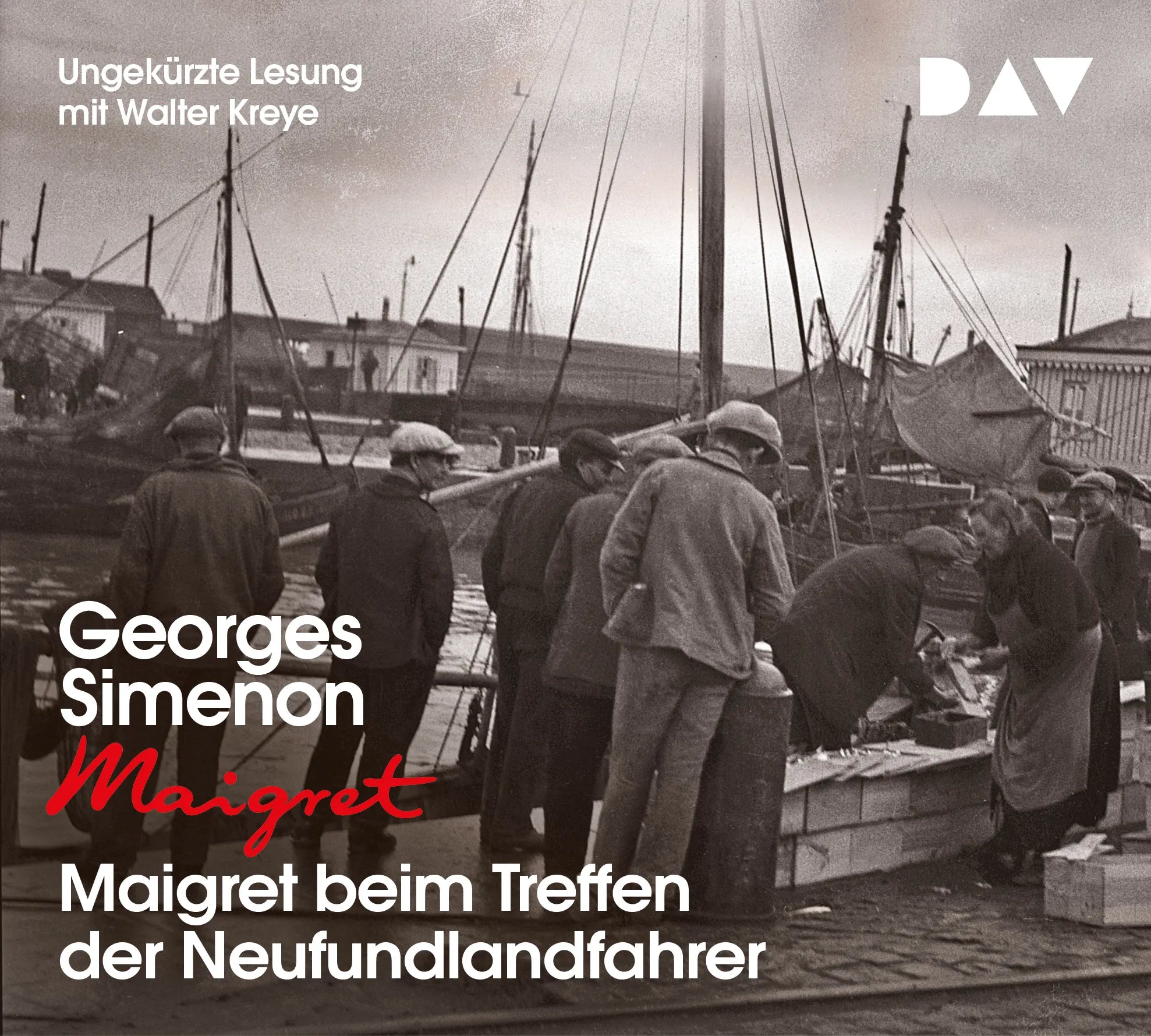 Buchcover von 'Maigret beim Treffen der Neufundlandfahrer' - Hörbuch (CD) von Georges Simenon