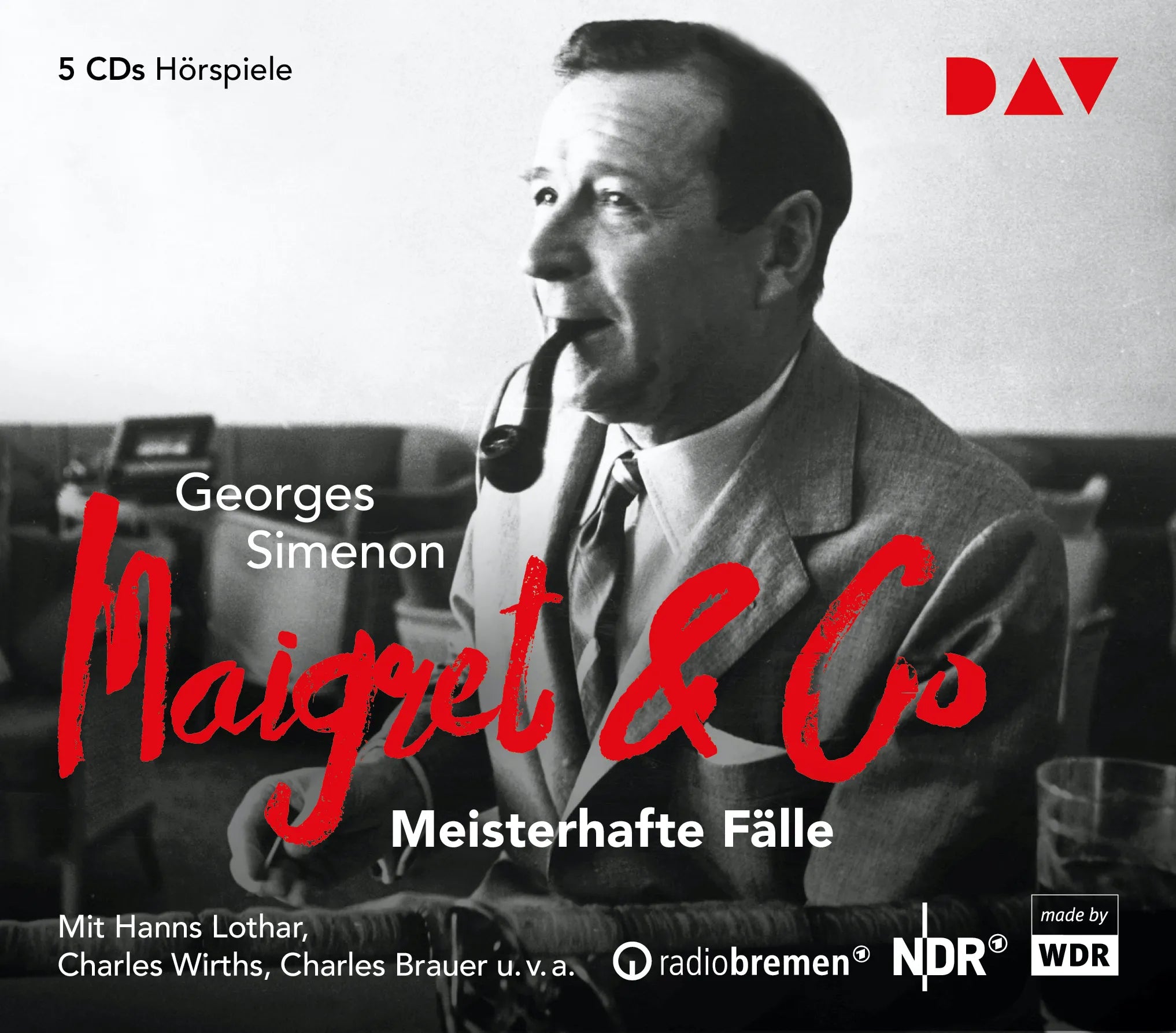 Buchcover von 'Maigret & Co – Meisterhafte Fälle' - Hörbuch (CD) von Georges Simenon