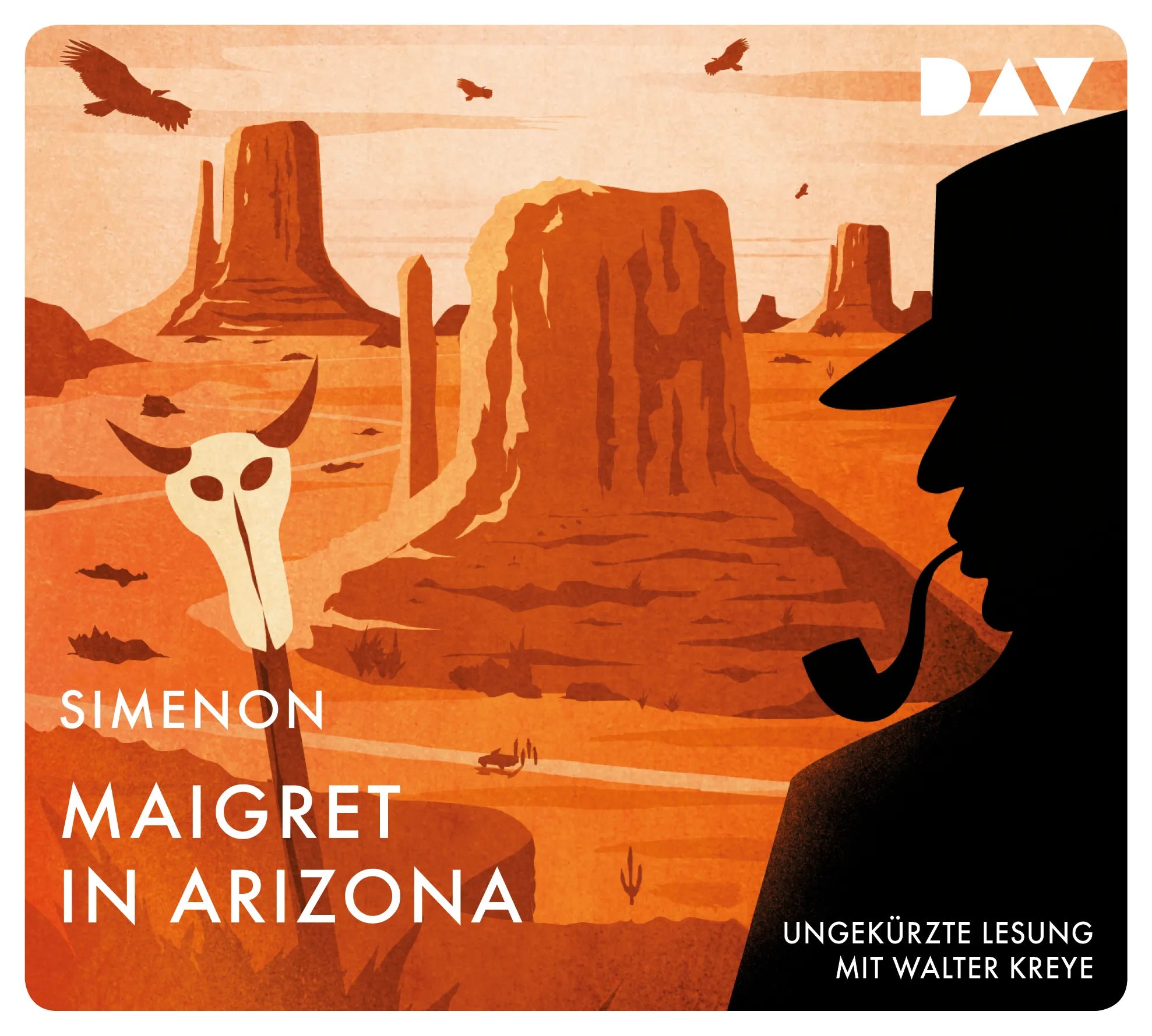 Buchcover von 'Maigret in Arizona' - Hörbuch (CD) von Georges Simenon