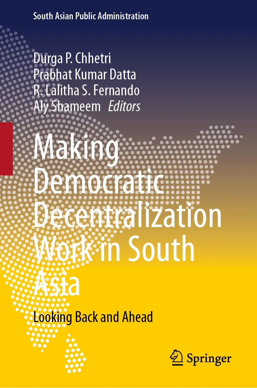 Cover: Making Democratic Decentralization Work in South Asia (E-Book)