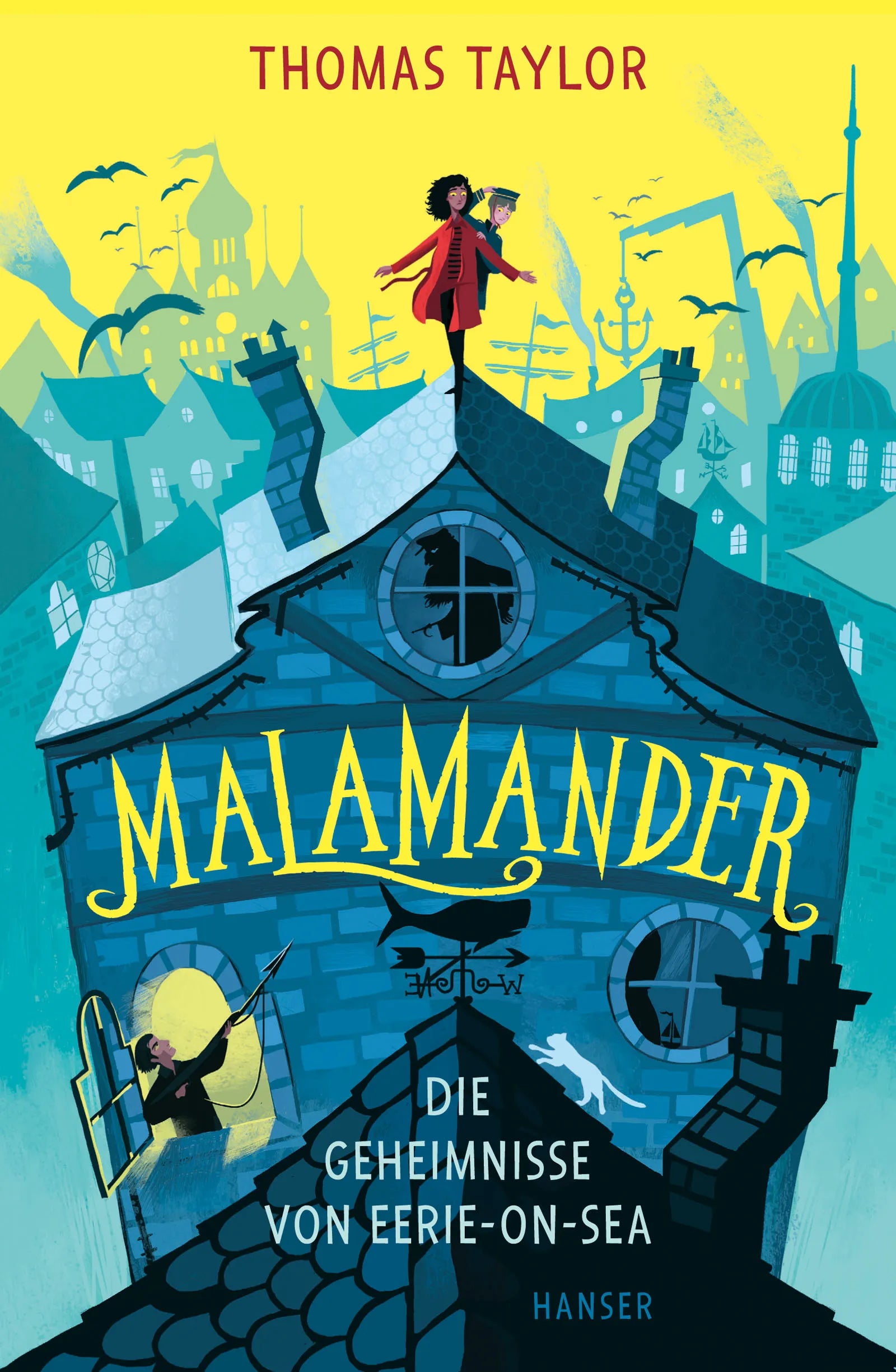 Buchcover von 'Malamander - Die Geheimnisse von Eerie-on-Sea' - Gebundene Ausgabe von Thomas Taylor