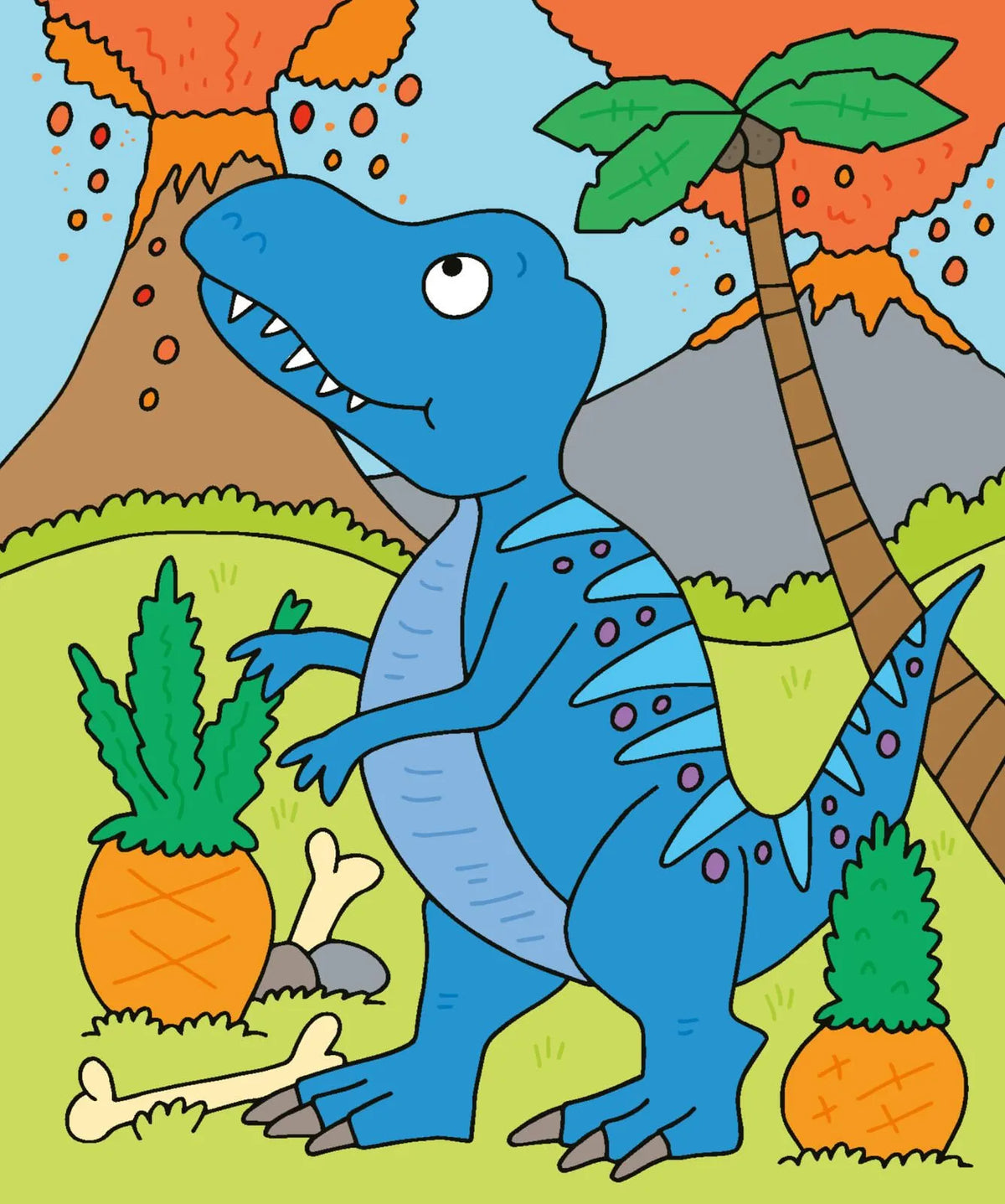 Detailansicht: Malen mit Wasser: Dinos (Taschenbuch)