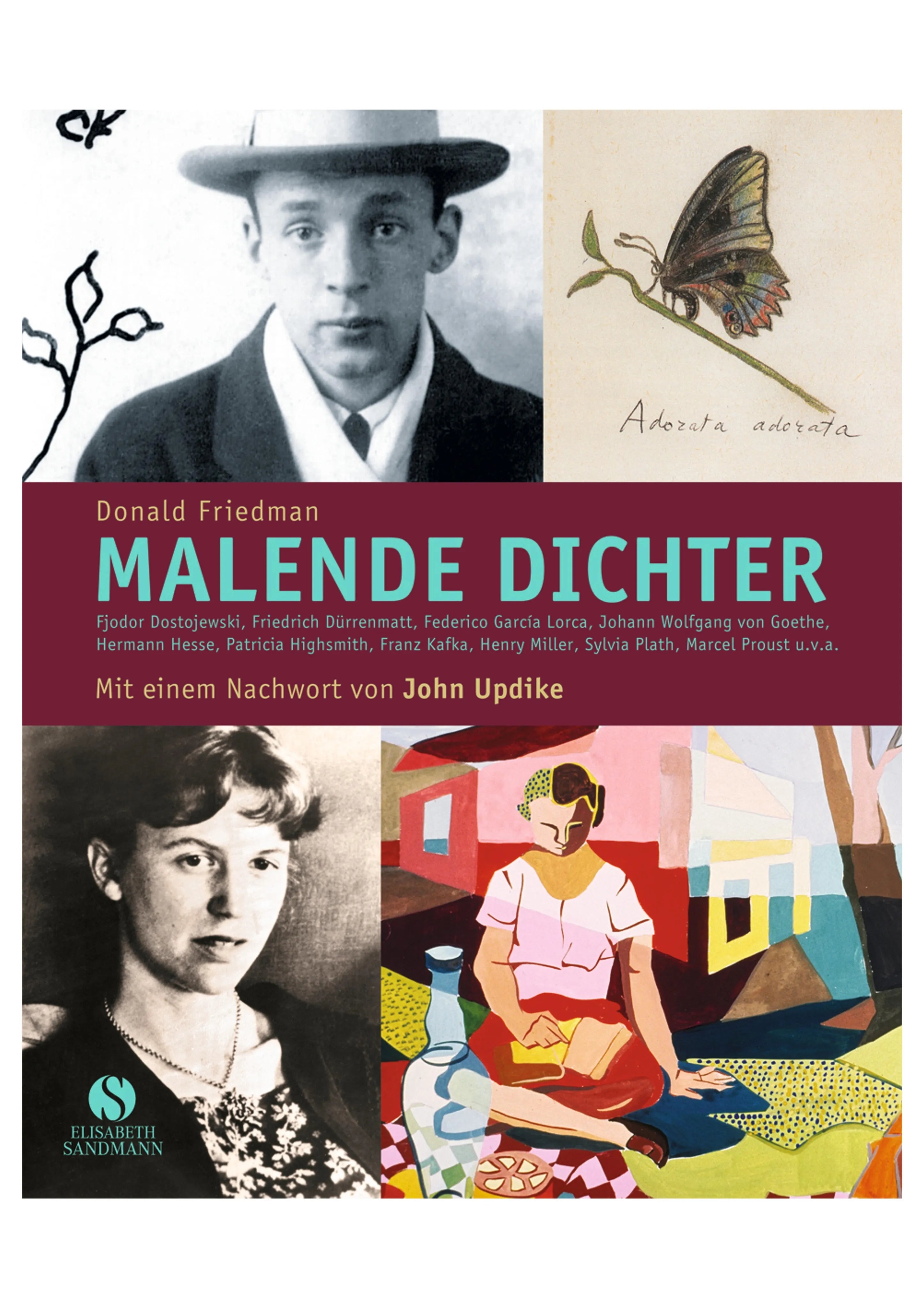 Buchcover von 'Malende Dichter. Und ich mischte die Farben und vergaß die Welt' - Gebundene Ausgabe von Donald Friedman