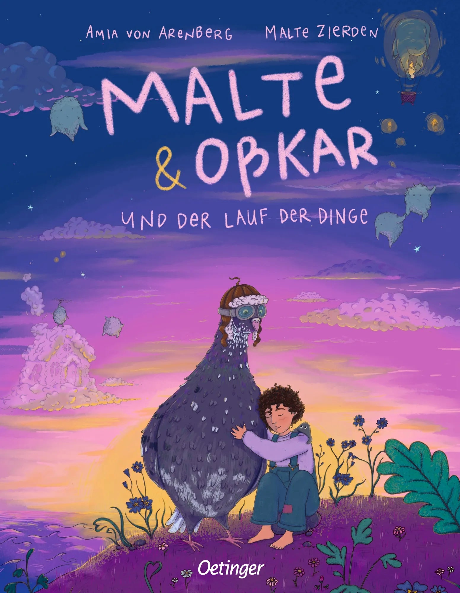 Buchcover von 'Malte & Oßkar und der Lauf der Dinge' - Gebundene Ausgabe von Amia von Arenberg