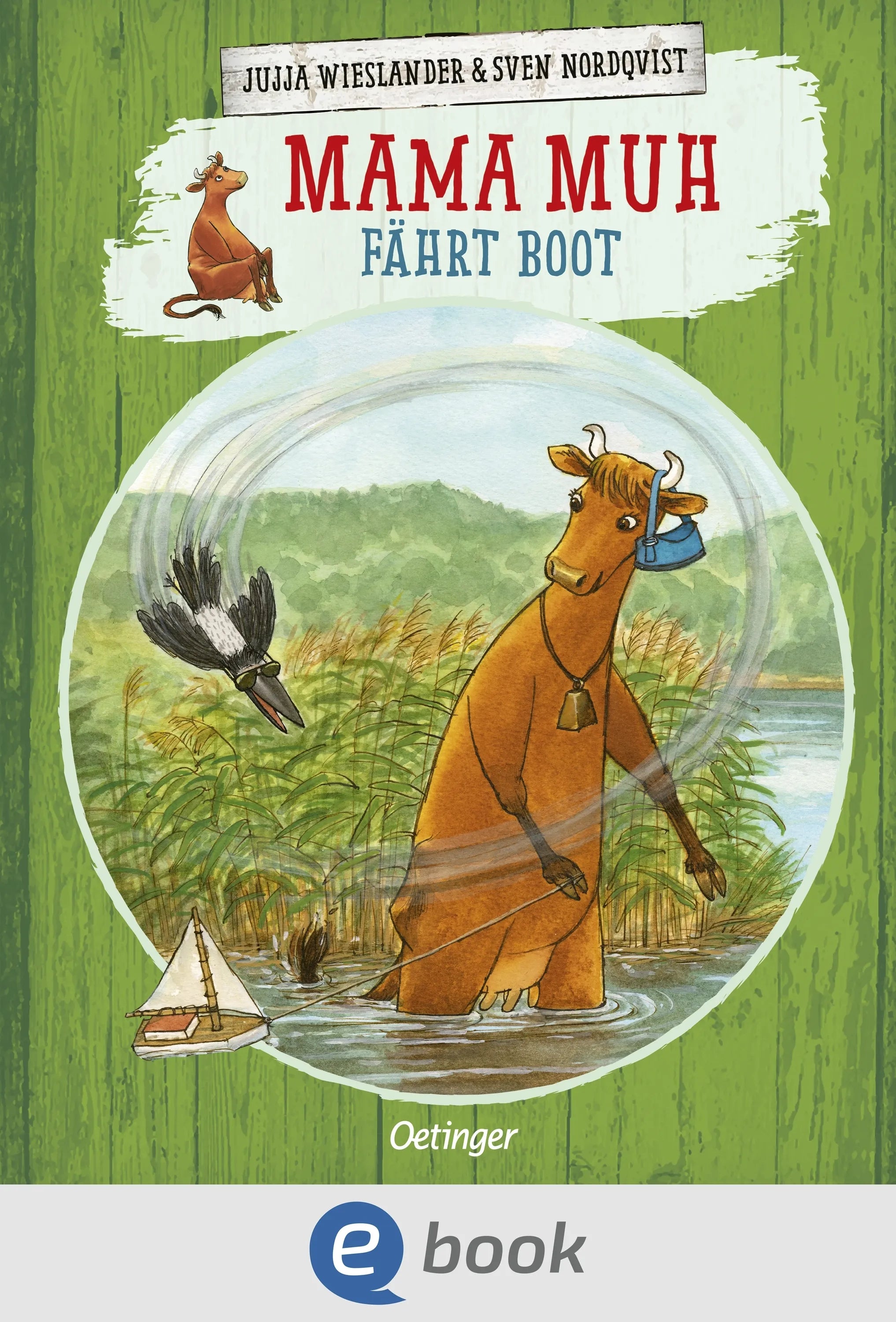 Cover: Mama Muh fährt Boot (E-Book) von Jujja Wieslander