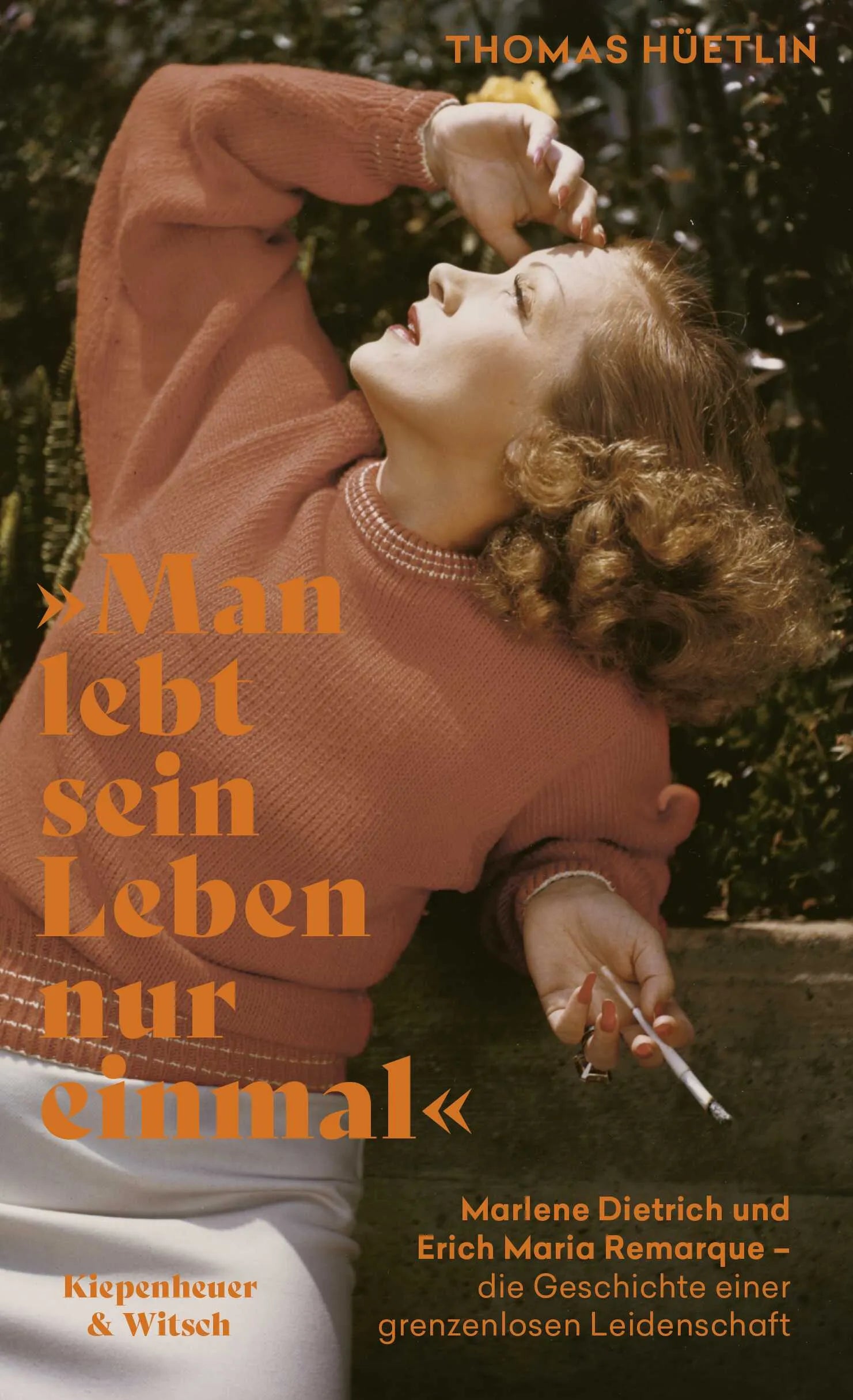Buchcover von '»Man lebt sein Leben nur einmal«' - Gebundene Ausgabe von Thomas Hüetlin