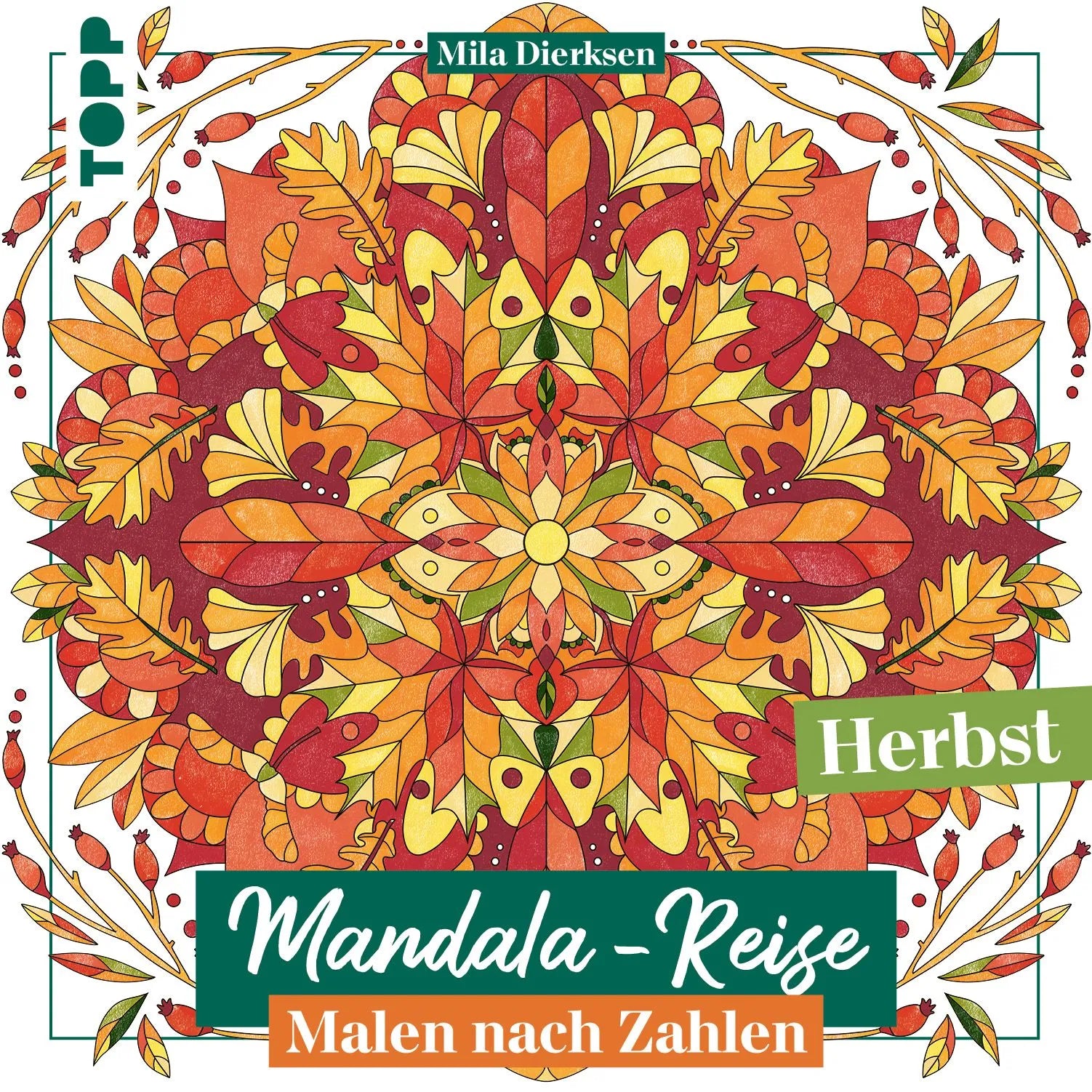 Cover: Mandala-Reise Herbst (Taschenbuch) von Mila Dierksen