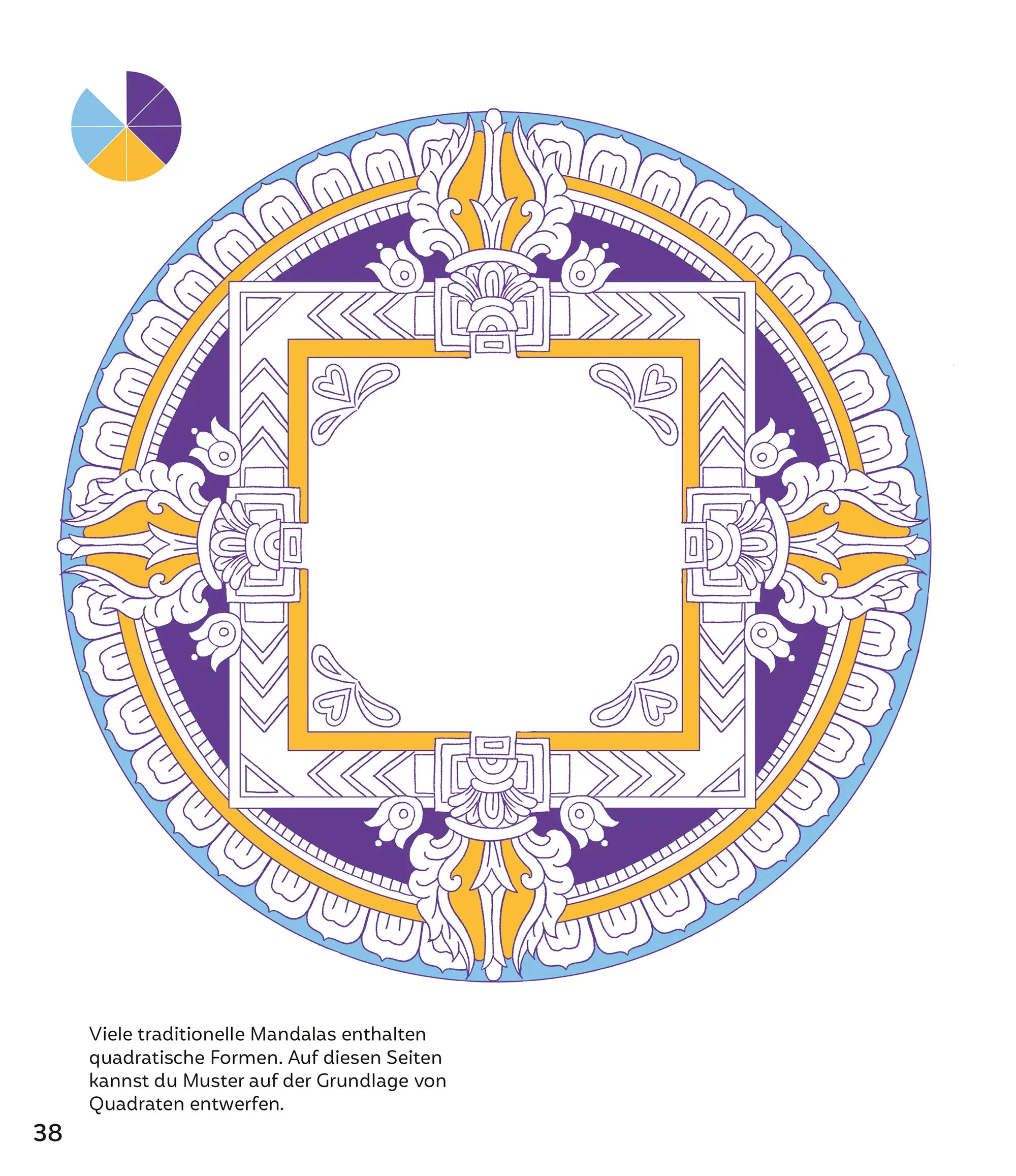 Produktansicht: Mandalas zum Selberzeichnen und Ausmalen (Taschenbuch)