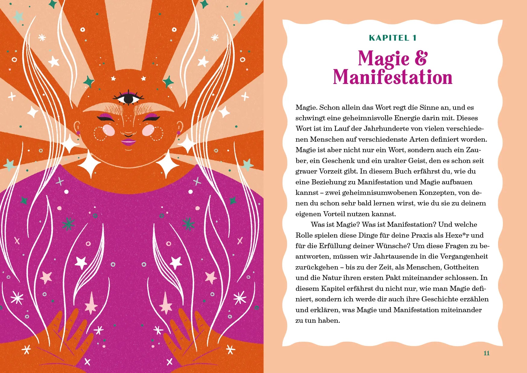 Innenansicht von 'Manifestieren mit Magie' - Taschenbuch