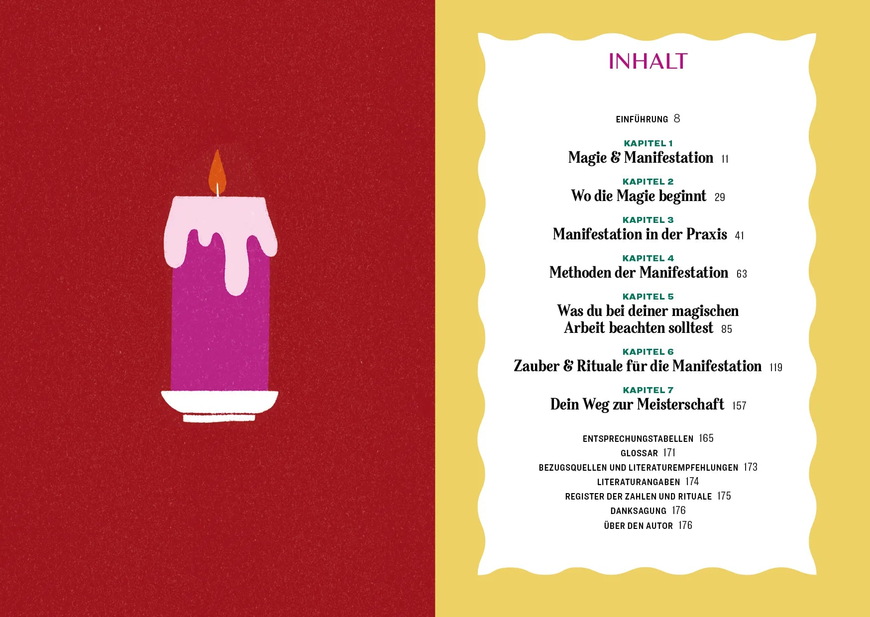 Innenansicht von 'Manifestieren mit Magie' - Taschenbuch