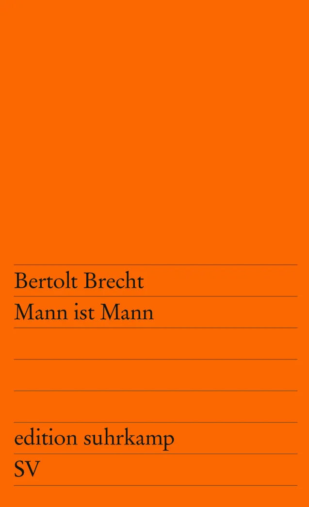 Buchcover von 'Mann ist Mann' - Taschenbuch von Bertolt Brecht