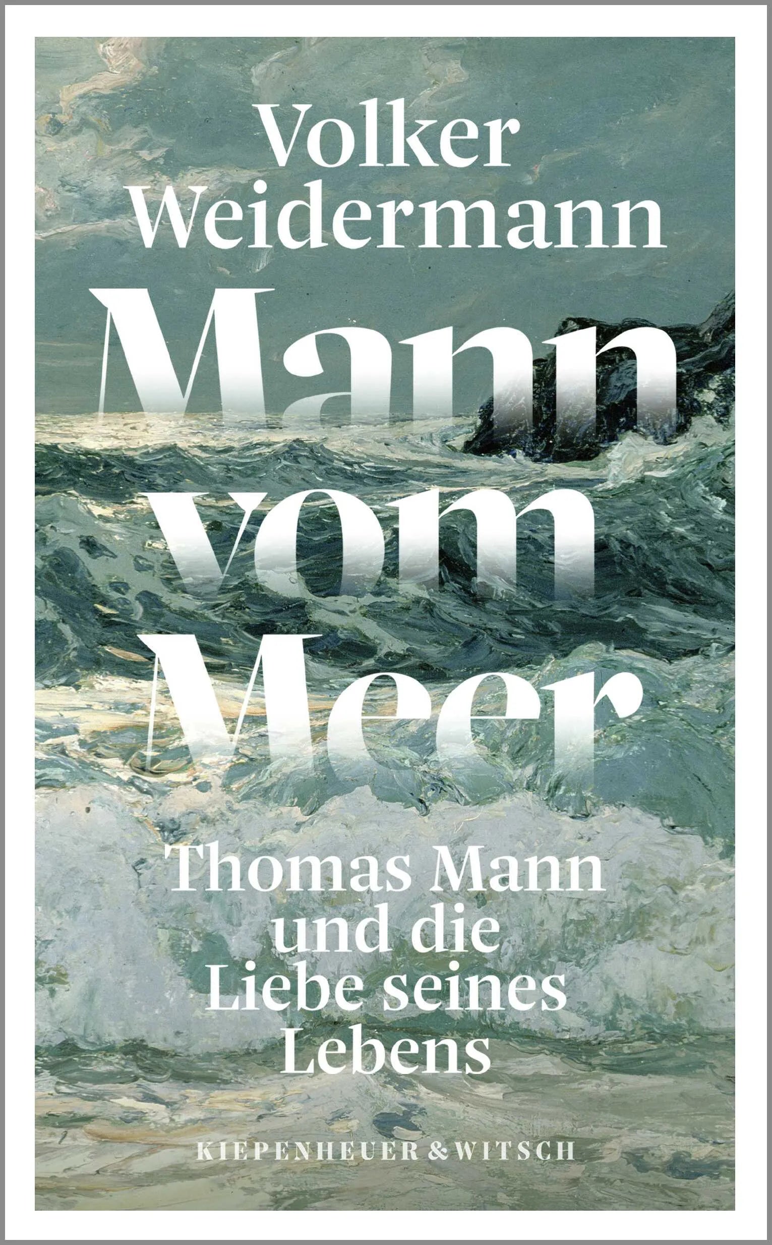Buchcover von 'Mann vom Meer' - Gebundene Ausgabe von Volker Weidermann
