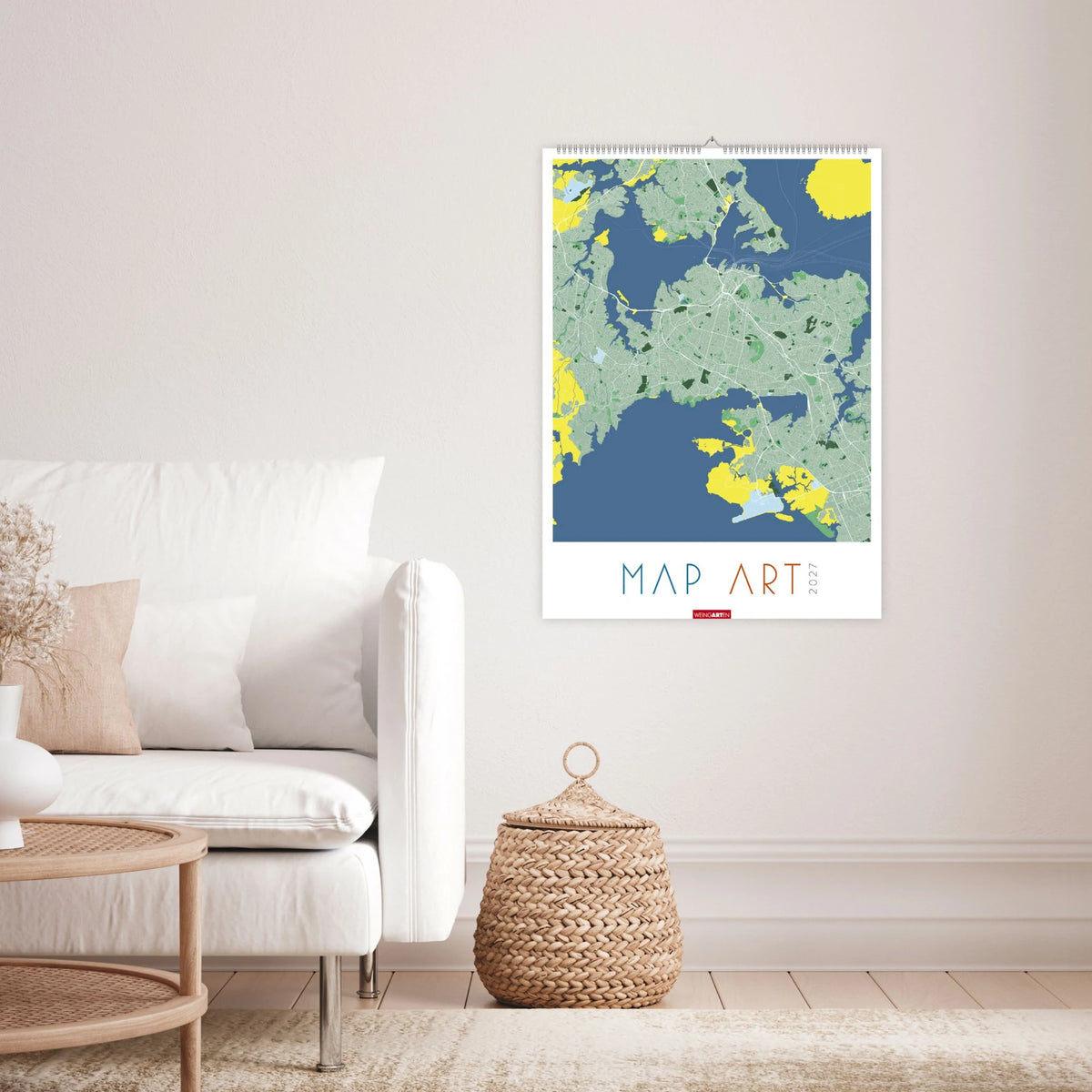 Map Art Kalender 2027 – Ansicht