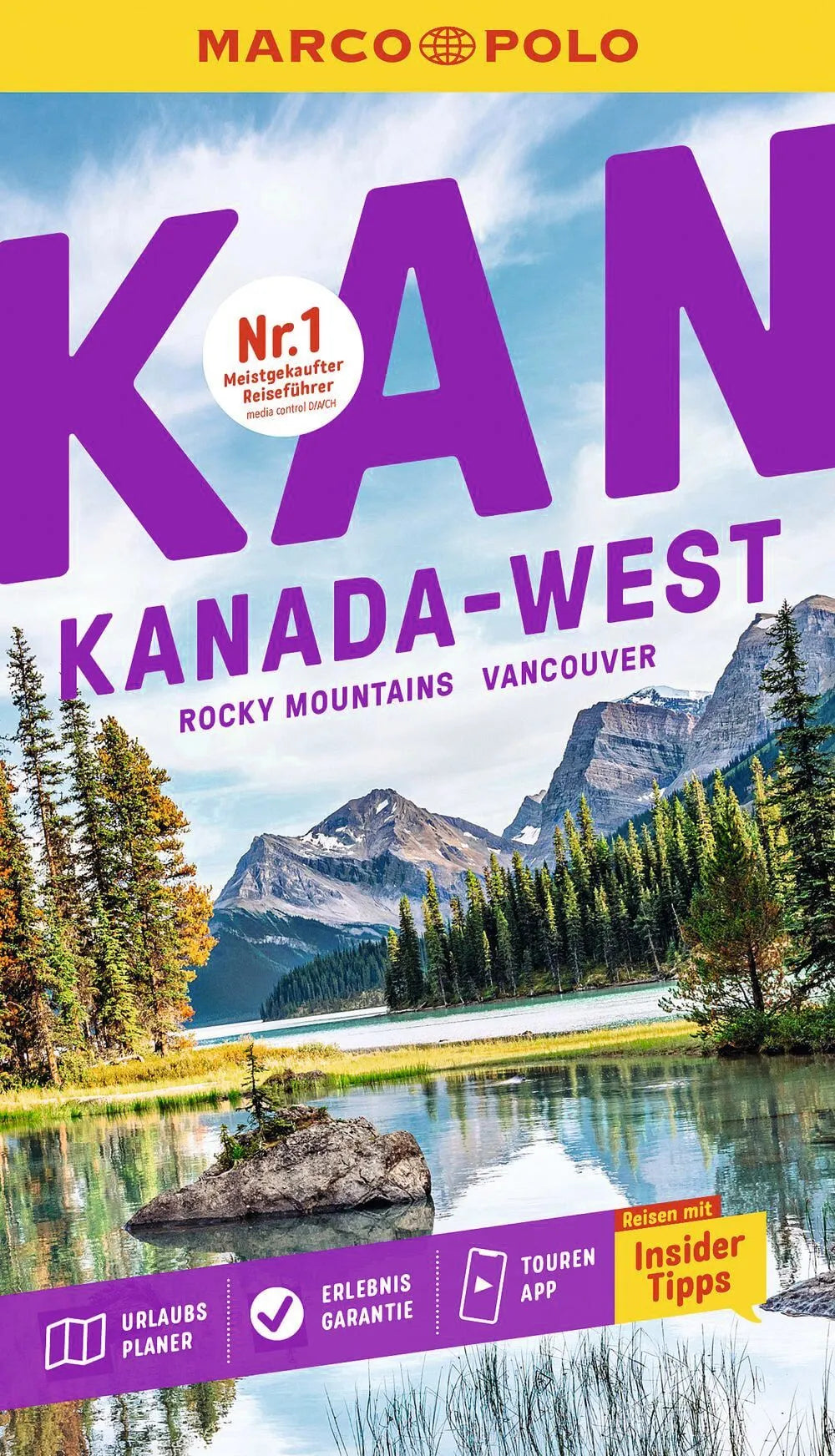 Cover: MARCO POLO Reiseführer E-Book Kanada West, Rocky Mountains, Vancouver (E-Book) von Karl Teuschl