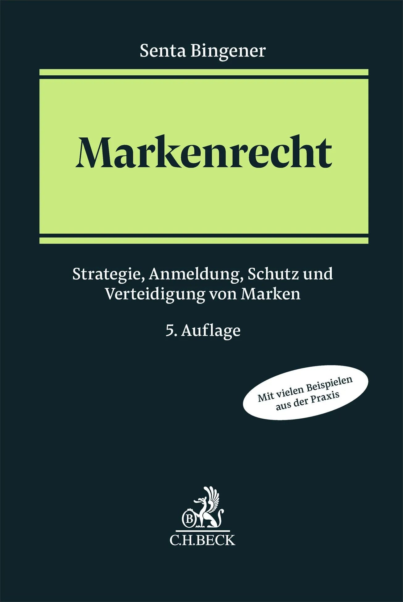 Cover: Markenrecht (Hardcover) von Senta Bingener