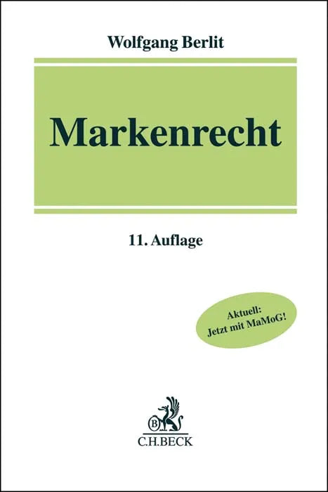 Buchcover von 'Markenrecht' - Taschenbuch von Wolfgang Berlit