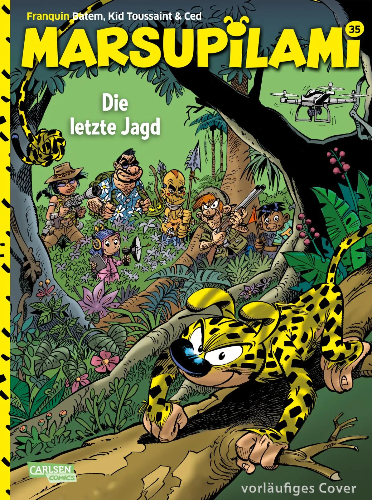 Buchcover von 'Marsupilami 35: Die letzte Jagd' - Taschenbuch von André Franquin