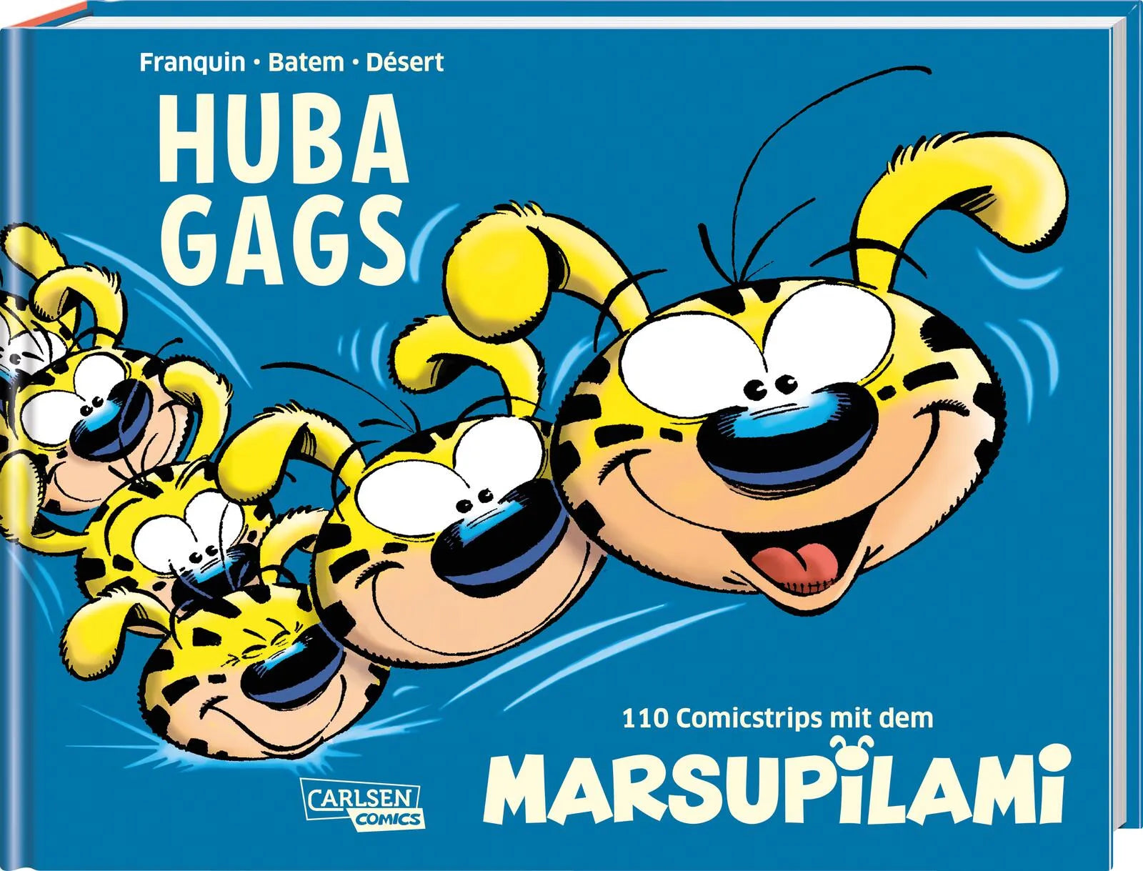 Buchcover von 'Marsupilami: Huba Gags - 110 Comicstrips mit dem Marsupilami' - Gebundene Ausgabe von André Franquin