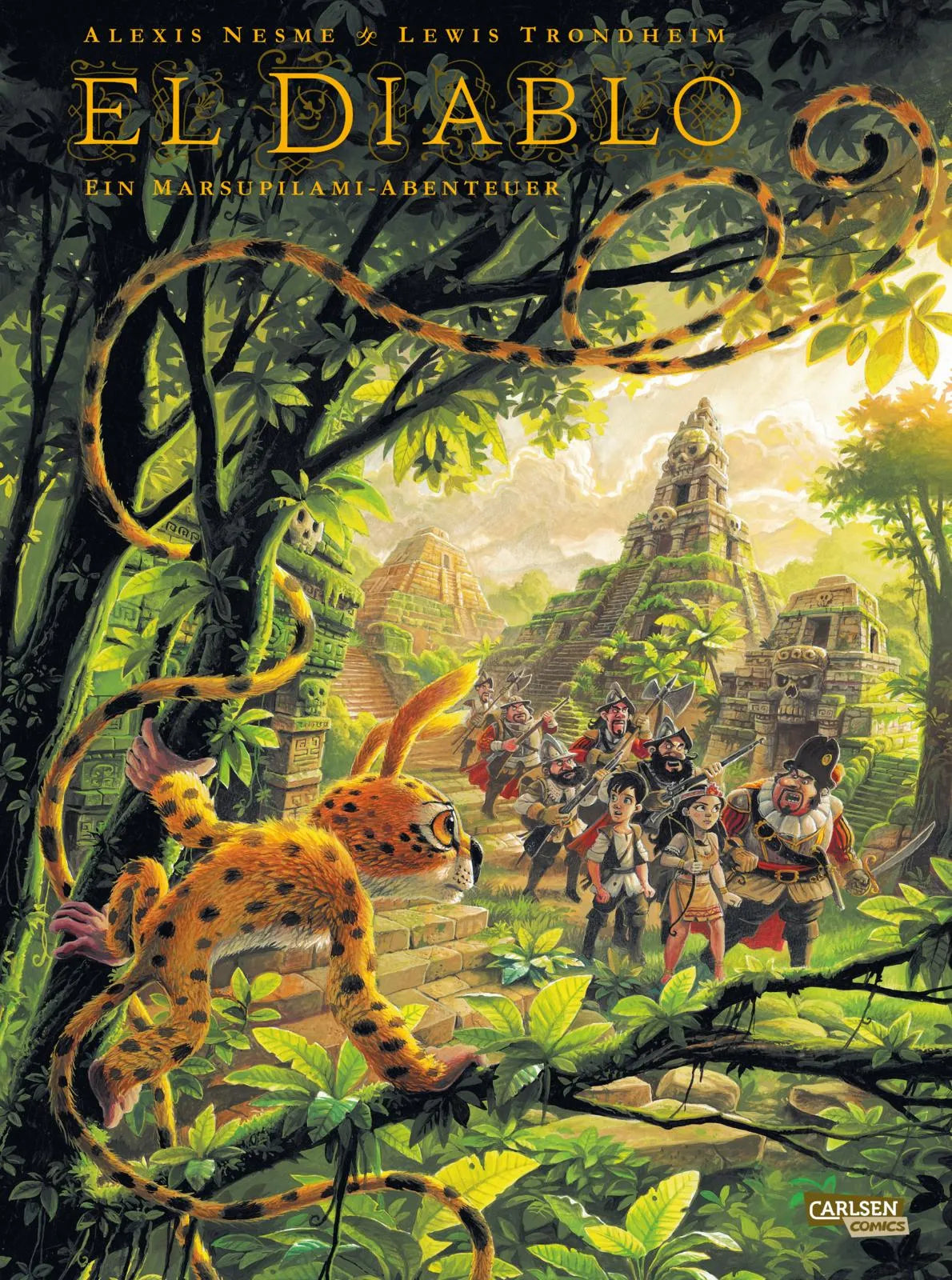 Buchcover von 'Marsupilami Spezial 1: Marsupilami Sonderband El Diablo' - Gebundene Ausgabe von Lewis Trondheim