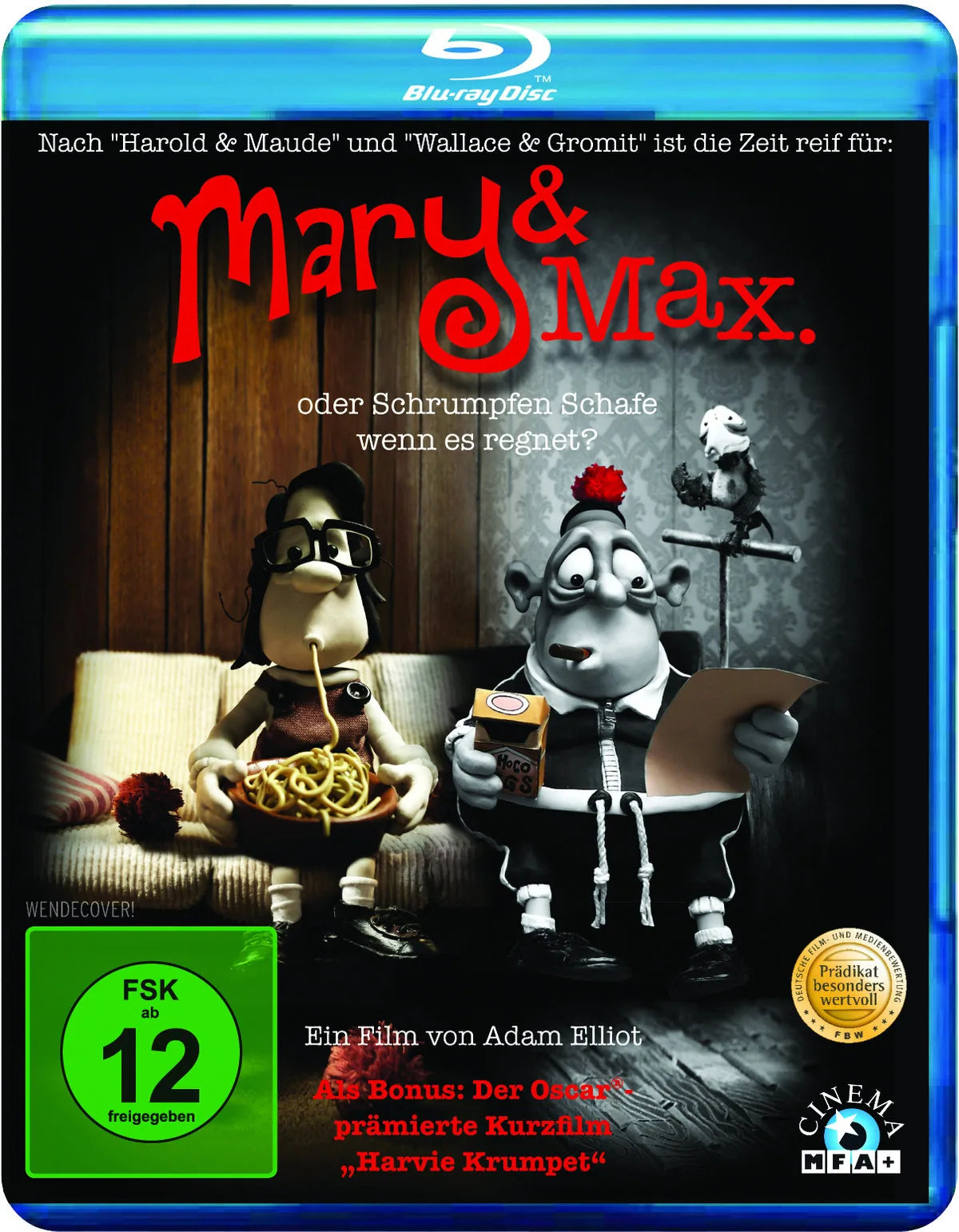 Mary & Max oder Schrumpfen Schafe wenn es regnet - Blu-ray Disc