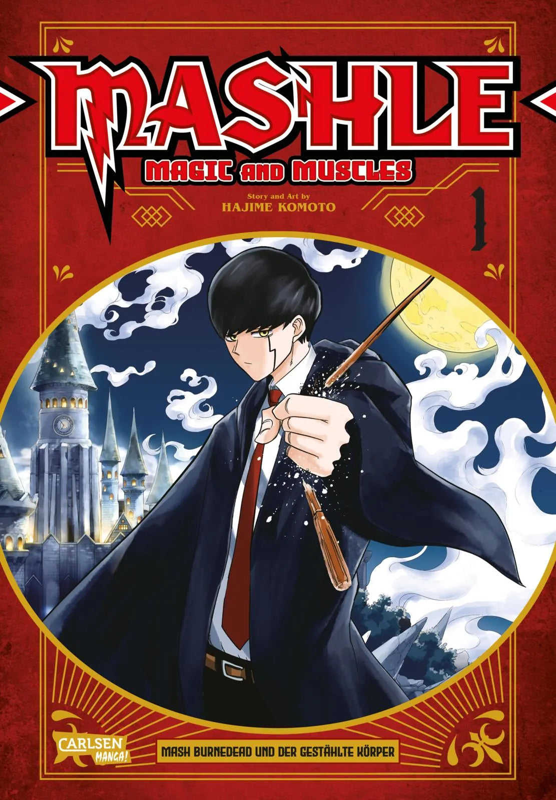 Buchcover von 'Mashle: Magic and Muscles 1' - Taschenbuch von Hajime Komoto