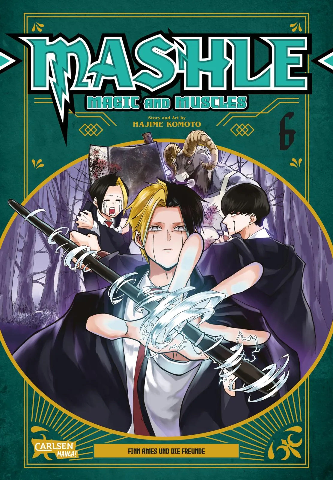 Buchcover von 'Mashle: Magic and Muscles 6' - Taschenbuch von Hajime Komoto