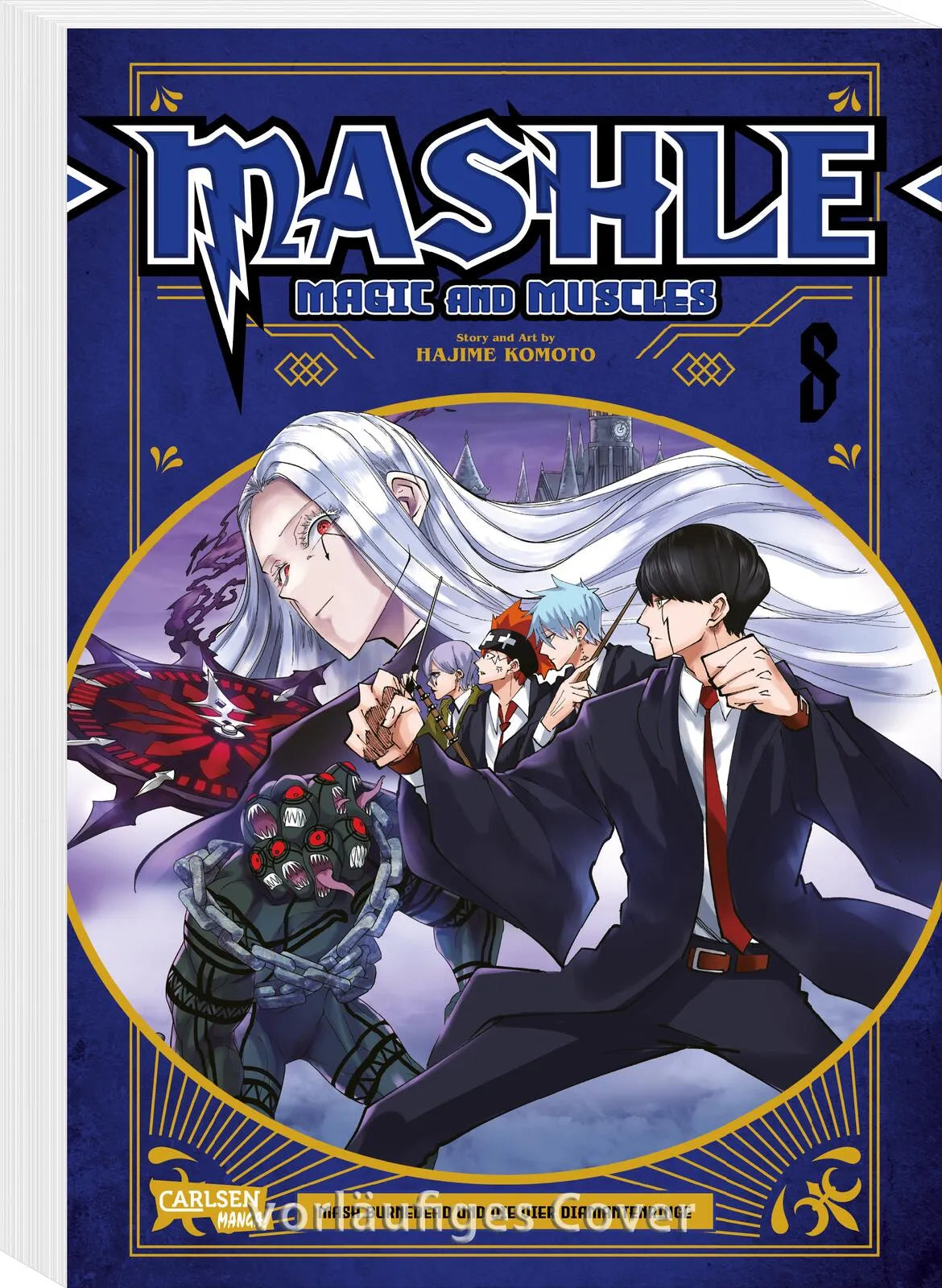 Buchcover von 'Mashle: Magic and Muscles 8' - Taschenbuch von Hajime Komoto