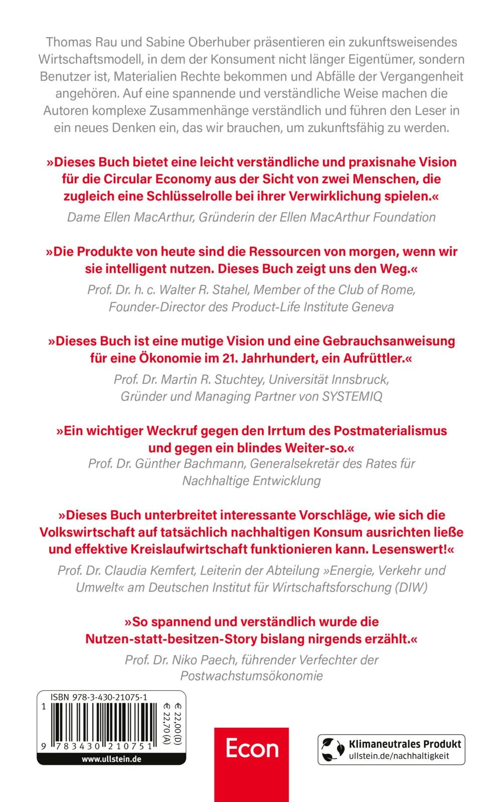 Rückseite: Material Matters (Hardcover)