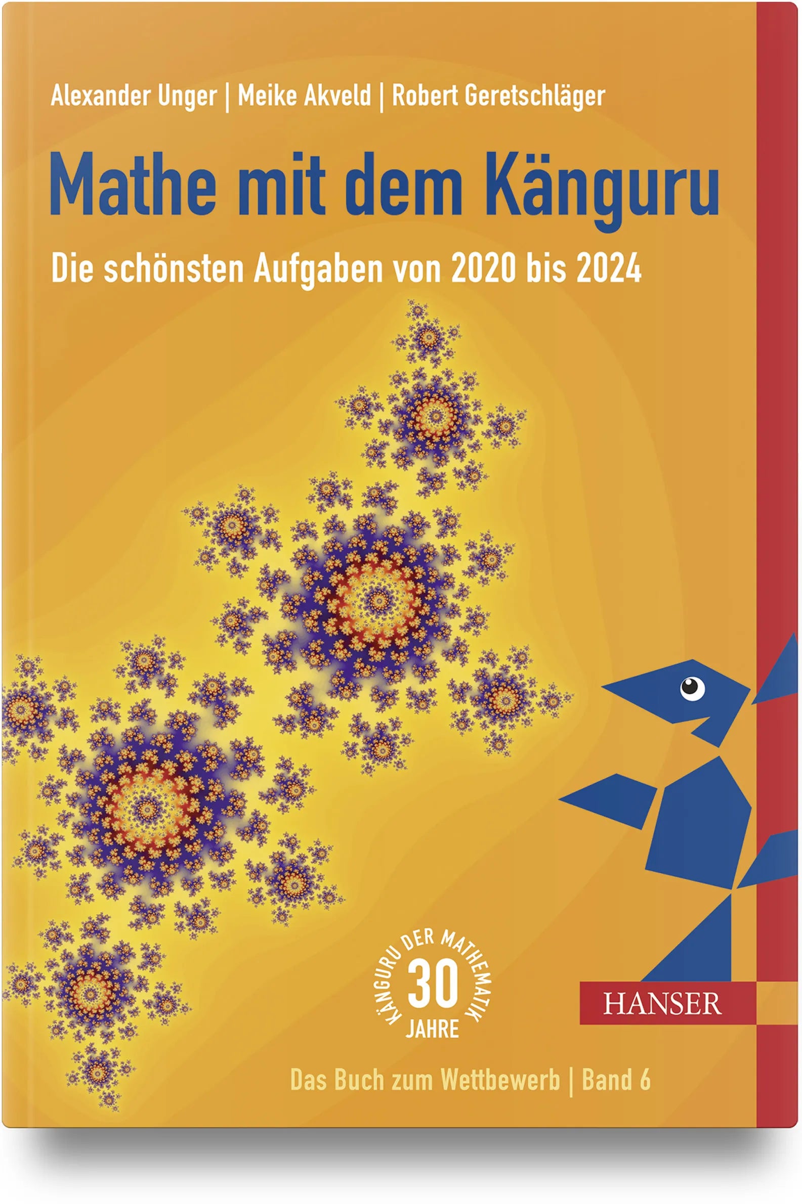 Buchcover von 'Mathe mit dem Känguru 6' - Gebundene Ausgabe von Alexander Unger