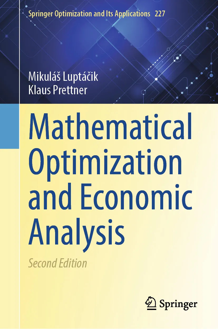 Cover: Mathematical Optimization and Economic Analysis (E-Book) von Mikulás Luptácik