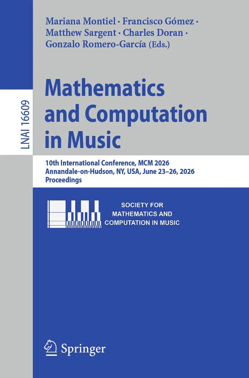 Cover: Mathematics and Computation in Music (E-Book) von Mariana Montiel