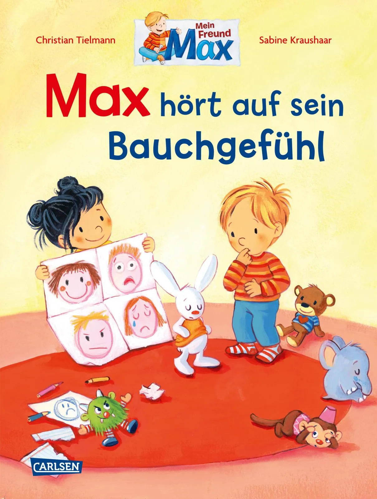 Buchcover von 'Max-Bilderbücher: Max hört auf sein Bauchgefühl' - Gebundene Ausgabe von Christian Tielmann
